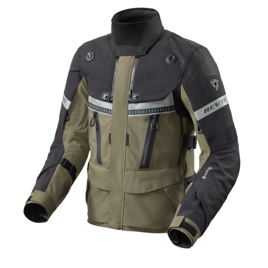 ΜΠΟΥΦΑΝ REV'IT DOMINATOR 3 GORETEX ΜΑΥΡΟ / ΣΚΟΥΡΟ ΠΡΑΣΙΝΟ