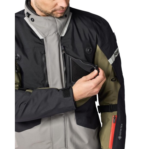 ΜΠΟΥΦΑΝ REV'IT NEPTUNE 3 GORETEX ΜΑΥΡΟ / ΣΚΟΥΡΟ ΠΡΑΣΙΝΟ