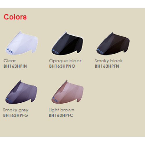 ΖΕΛΑΤΙΝΑ SECDEM-BULLSTER ΓΙΑ HONDA CROSSTOURER 1200 (2012-2014) ΨΗΛΗ - Διάφανο