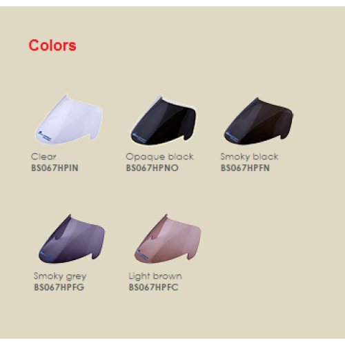 ΖΕΛΑΤΙΝΑ SECDEM-BULLSTER ΓΙΑ SUZUKI BURGMAN 250/400 (1999-2005) ΨΗΛΗ - Φιμέ σκούρο