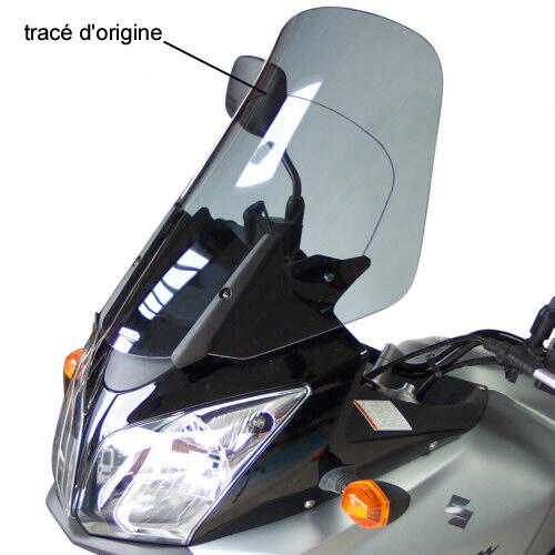 ΖΕΛΑΤΙΝΑ SECDEM-BULLSTER ΓΙΑ SUZUKI V-STROM DL650/1000 (2004-2010) ΨΗΛΗ - Φιμέ σκούρο
