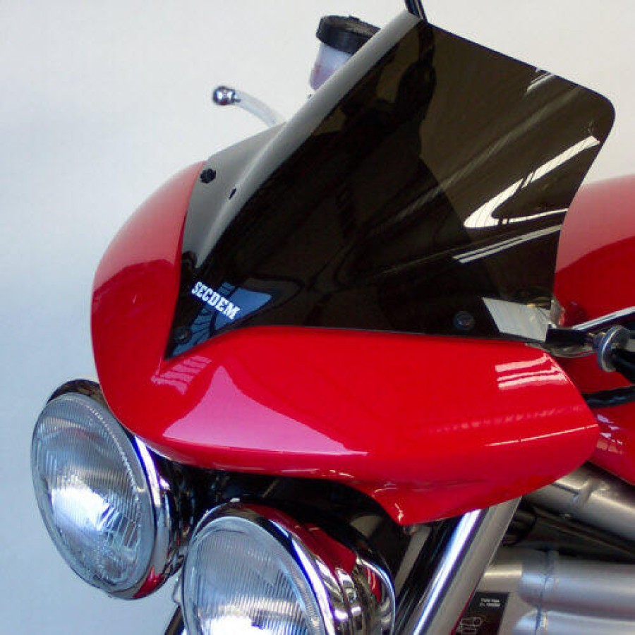 ΖΕΛΑΤΙΝΑ SECDEM-BULLSTER ΓΙΑ TRIUMPH 900 / 955 I / 980 SPEED TRIPLE (2002/2005) DOUBLE BUBBLE - Διάφανο