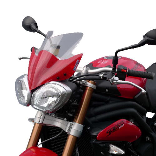 ΖΕΛΑΤΙΝΑ SECDEM-BULLSTER ΓΙΑ TRIUMPH STREET TRIPLE 675 (2012-2014) KONTH - Φιμέ σκούρο