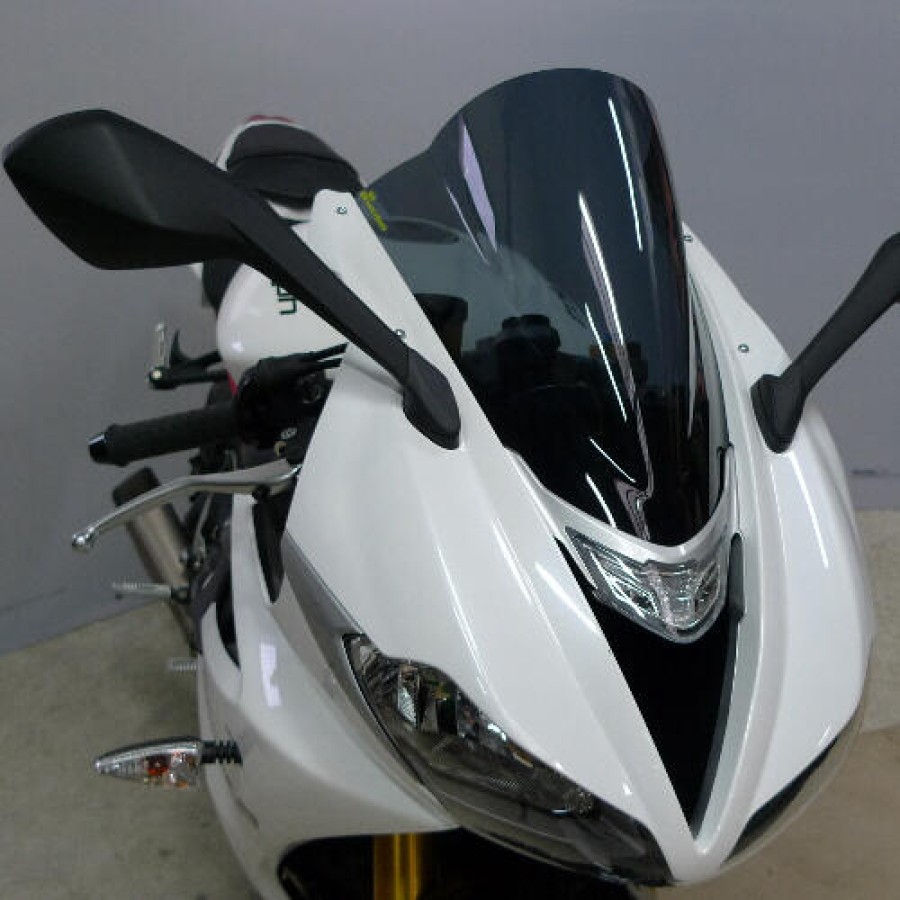 ΖΕΛΑΤΙΝΑ SECDEM-BULLSTER ΓΙΑ TRIUMPH DAYTONA 675 R (2013-2014) DOUBLE BUBBLE - Μαύρο
